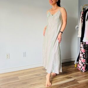 Vince Iridescent Slip Dress Size Medium